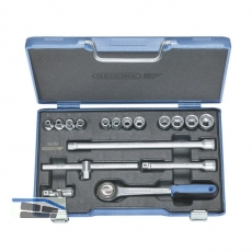 GEDORE Steckschlssel-Satz 30GMU-10 3/8\&quote;vierkant mit Umschaltknarre 17-teilig