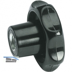 Sterngriff aus Kunststoff Auen  50 mm mit Innengewinde M 10