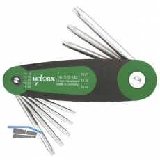 Torx Stiftschlssel-Satz im Klapphalter Serie 572 8-teilig