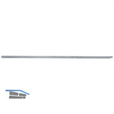 Treibriegelstange quadratisch, 2000 x 16 x 16 mm, Stahl verzinkt