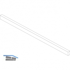 BLUM ORGA-LINE TANDEMBOX ANTARO Querreling, L: 1104 mm, Alu seidenwei