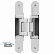 Trband TECTUS TE 541 3D FVZ,verdeckt f. stumpfe Tren, silberfrbig beschichtet