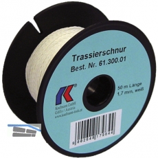 KAUFMANN Trassierschnur wei, leicht dehnbar,  3 mm Lnge 100 m