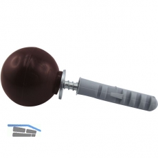 SECOTEC Trpuffer Kugelform 35 mm braun SB-1 BL3