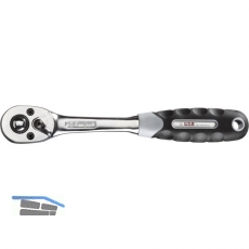 Umschaltknarre 3/8\&quote; vierkant DIN3122D 72 Zhne und 2K-Griff