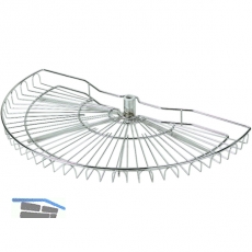 VAUTH-SAGEL Schwenkkorb Lnge 700 mm, Stahldraht silber RAL 9006