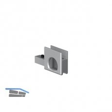 SUPRA Adapter Dreh-Druckzylinderschloss SECURA links/rechts, Glasstrke bis 8