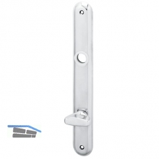 GRUNDMANN LS ELEGANT WG 500, WC90 mm m. Drehknopf, Alu poliert