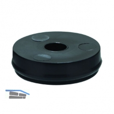 QuickClick Basisteil zum Anschrauben  20 mm, Hhe 5 mm, Kunststoff wei