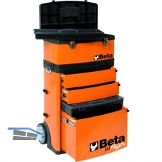 BETA Werkzeug-Trolley C41H mit zwei stapelbaren Modulen