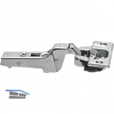 BLUM CLIP top BLUMOTION Profiltrscharnier 95, 9,5mm gekrpft, Schrauben