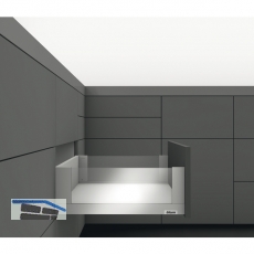 BLUM LEGRABOX free SET H C, TIP-ON, 70kg, NL 600, Seidenwei