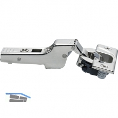 BLUM CLIP top BLUMOTION Standardscharnier 110, 9,5mm gekrpft, Einpressen