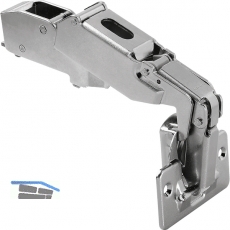 BLUM CLIP top Weitwinkelscharnier 170, 9,5mm gekrpft, Schrauben