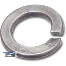 DIN 127B M16 Edelst. A1 1.4310 Federring mit glatten Enden