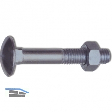 DIN 603 M10x 70 verzinkt Torbandschraube mit Mutter