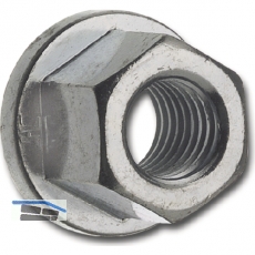 DIN6331/10 M16 verzinkt Sechskant-Flachbundmutter 1.5 d