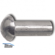 DIN 660 4x 16 Aluminium blank Halbrundniete