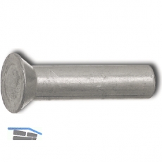 DIN 661 4x 12 Aluminium blank Senkniete