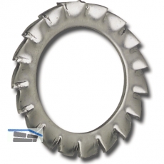 DIN 6798A M 6 Edelstahl A4 Fcherscheibe aussengezahnt