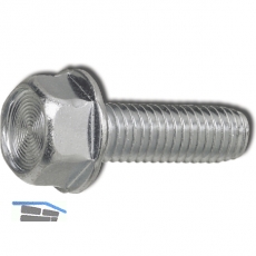 DIN7500DE (D) M 6x12 verzinkt gewindefurchende 6kt-Schraube mit Bund