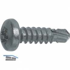 DIN7504M 4.2x 32 Torx20 verzinkt Linsen-Bohrschraube