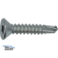 DIN7504O 4.8x 32 Torx25 verzinkt Senkkopf-Bohrschraube