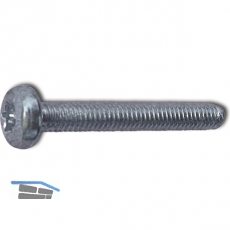 ISO14583 4.8 M 4x12 Torx 20 verzinkt Linsenschraube (DIN7985A)