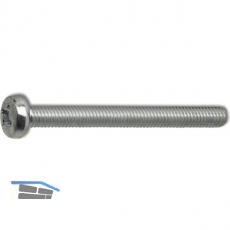 ~ISO7045 4.8 M2.5x 6 Phillips Kreuzschlitz verzinkt Linsenschraube (DIN7985A)