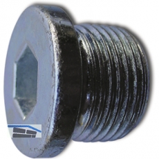 DIN 908 5.8 M16x1.5 blank Verschlussschraube zylindrisches, metr.Feingewinde