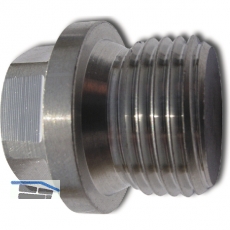 DIN 910 G 1/2\&quote; Edelstahl A4 Verschlussschraube mit Rohrgewinde