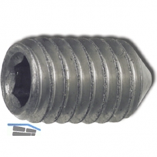 ISO4027 M 4x 8 Edelstahl A2 Gewindestift mit Spitze Innensechskant (DIN 914)