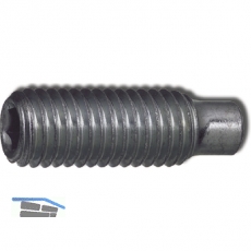 ISO4028 45H M 6x 25 blank Gewindestift mit Zapfen und Innensechskant (DIN 915)