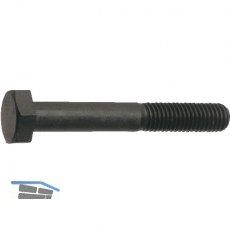 ISO4014 8.8 M 5x 45 verzinkt-schwarz Sechskantschraube mit Schaft (DIN 931)