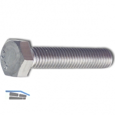 DIN 933 M10x130 Edelstahl A2 Sechskantschraube ohne Schaft