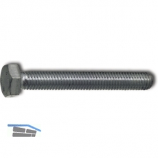 DIN 961 8.8 M10x1.25x 60 verzinkt 6kt-Feingewindeschrauben ohne Schaft