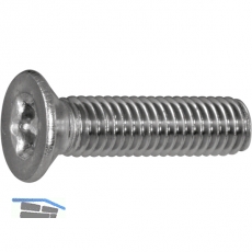 ISO14581 M 2.5x 6 Torx 8 Edelstahl A2 Senkschraube