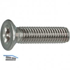 DIN965A 4.8 M 8x 30 TX45 verzinkt Senkschraube (hnl.ISO14581)