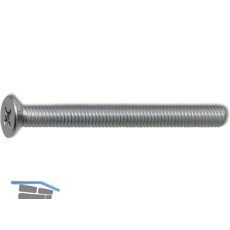 ~ISO7046-1 4.8 M 4x 90 Phillips Kreuzschlitz verzinkt Senkschraube (DIN 965A)