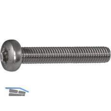 ISO14583 M 5x 40 Torx 25 Edelstahl A4 Linsenschraube (DIN7985A)