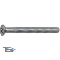 ~ISO7046-1 4.8 M 5x 95 Pozidriv Kreuzschlitz verzinkt Senkschraube (DIN 965A)
