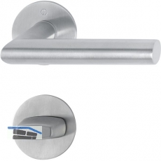 HOPPE Drckergt. AMSTERDAM - auf Ros. rund WC, TS35 - 45, Edelstahl matt