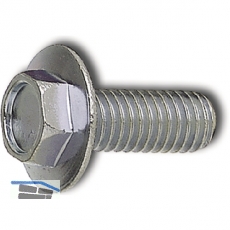 DIN6921 8.8 M 8x 16 verzinkt Sechskantschraube mit Flansch und Sperrverzahnung