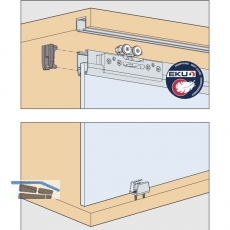 EKU CLIPO 36 G IS Beschlgegarnitur, 1 Tre