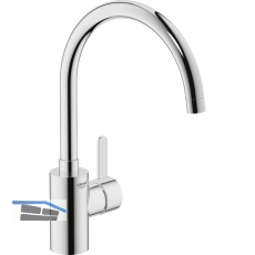 GROHE Kchenarmatur Eurosmart Cosmopolitan C-Auslauf drucklos, Chrom