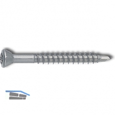 Holzbohrschraube 3.2x 60 Torx 10 verzinkt-blau mit Zierkopf