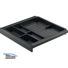 HETTICH SMARTRAY Materialschale; Hhe: 40 mm; Kunststoff schwarz