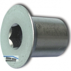 Hlsenmutter Senkkopf M10x 20 Edelstahl A4 mit Innensechskant