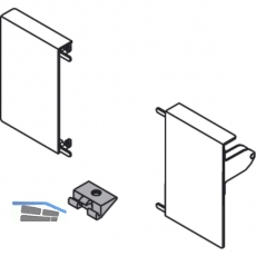BLUM ANTARO Tandembox BLUM Fronthalter ZIF.71M KS Seidenwei
