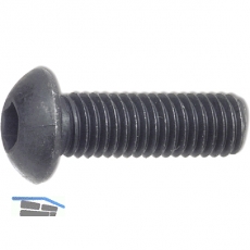 ISO7380-1 10.9 M10x30 blank Linsenschraube mit Innensechskant